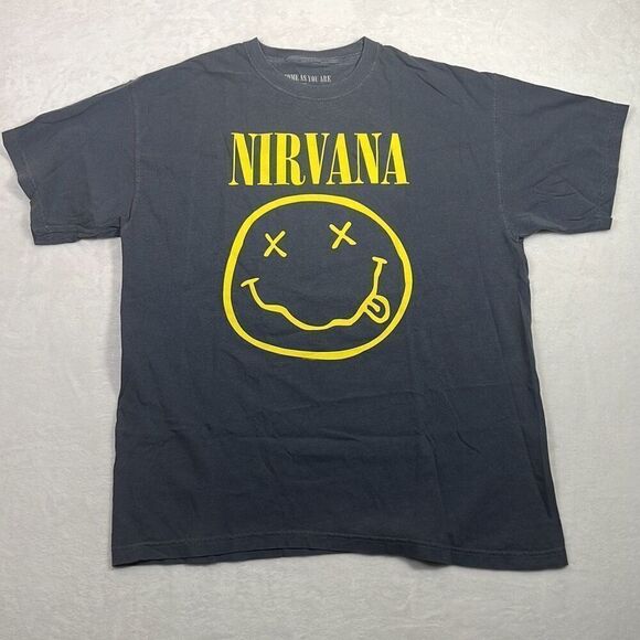 Nirvana rare “come as you are” concert release‎ band T-shirt NWOT Men X-Large - Picture 6 of 6